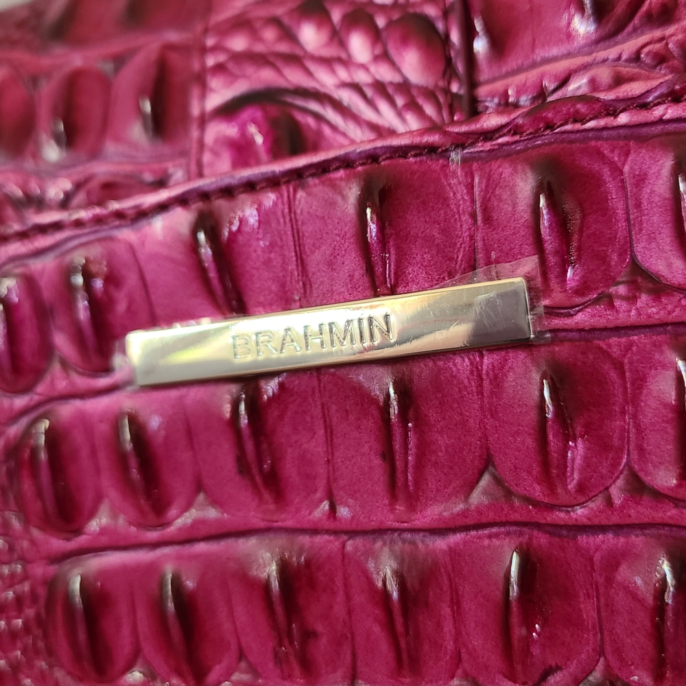 Brahmin Cynthia Shoulder Bag – Melbourne Croc Embossed Leather NWOT - Picture 5 of 9